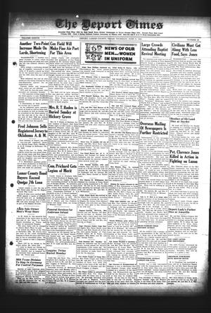 The Deport Times (Deport, Tex.), Vol. 37, No. 20, Ed. 1 Thursday, June 21, 1945
