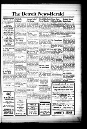The Detroit News-Herald (Detroit, Tex.), Vol. 14, No. 15, Ed. 1 Thursday, July 10, 1941