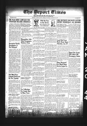 The Deport Times (Deport, Tex.), Vol. 35, No. 50, Ed. 1 Thursday, January 20, 1944