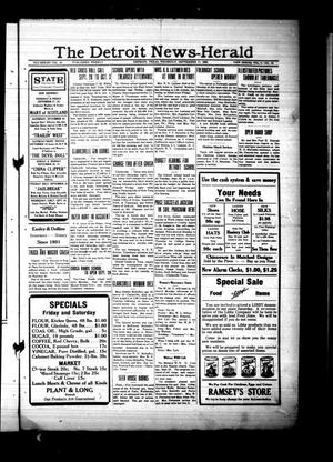The Detroit News-Herald (Detroit, Tex.), Vol. 9, No. 25, Ed. 1 Thursday, September 17, 1936