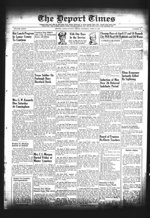 The Deport Times (Deport, Tex.), Vol. 36, No. 10, Ed. 1 Thursday, April 13, 1944