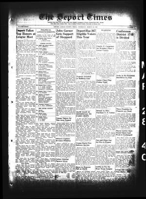 The Deport Times (Deport, Tex.), Vol. 32, No. 8, Ed. 1 Thursday, March 28, 1940