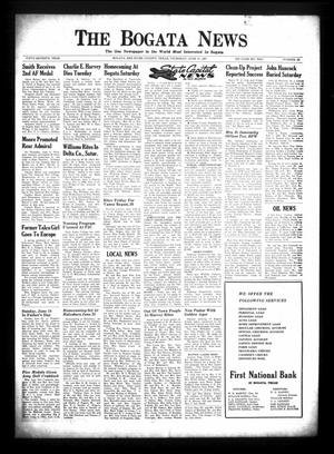 Primary view of object titled 'The Bogata News (Bogata, Tex.), Vol. 57, No. 36, Ed. 1 Thursday, June 15, 1967'.