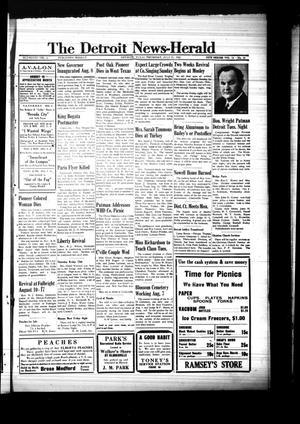 The Detroit News-Herald (Detroit, Tex.), Vol. 14, No. 18, Ed. 1 Thursday, July 31, 1941