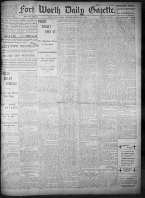 Fort Worth Daily Gazette. (Fort Worth, Tex.), Vol. 17, No. 363, Ed. 1, Tuesday, November 21, 1893