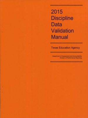 2015 Discipline Data Validation Manual