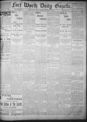 Fort Worth Daily Gazette. (Fort Worth, Tex.), Vol. 18, No. 2, Ed. 1, Saturday, November 25, 1893