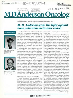 MD Anderson OncoLog, Volume 40, Number 3, July-September 1995