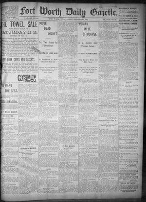 Fort Worth Daily Gazette. (Fort Worth, Tex.), Vol. 18, No. 22, Ed. 1, Friday, December 15, 1893