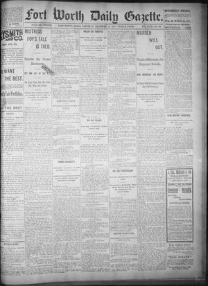 Fort Worth Daily Gazette. (Fort Worth, Tex.), Vol. 18, No. 30, Ed. 1, Saturday, December 23, 1893