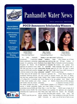 Primary view of object titled 'Panhandle Water News, 2016 Special Edition'.