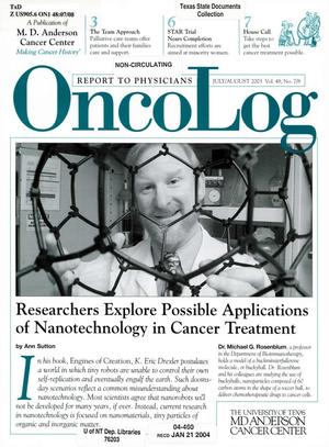 OncoLog, Volume 48, Number 7/8, July/August 2003