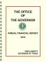 Thumbnail image of item number 1 in: 'Texas Office of the Governor Annual Financial Report: 2016'.