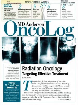 MD Anderson OncoLog, Volume 43, Number 2, February 1998