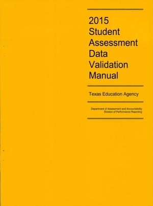 Student Assessment Data Validation Manual