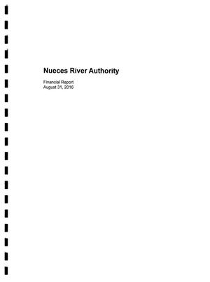 Primary view of object titled 'Nueces River Authority Annual Financial Report: 2016'.