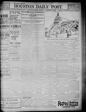 The Houston Daily Post (Houston, Tex.), Vol. TWELFTH YEAR, No. 247, Ed. 1, Monday, December 7, 1896