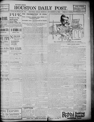 Primary view of object titled 'The Houston Daily Post (Houston, Tex.), Vol. TWELFTH YEAR, No. 254, Ed. 1, Monday, December 14, 1896'.