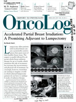 OncoLog, Volume 54, Number 2, February 2009
