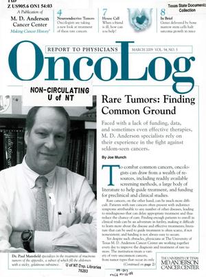 OncoLog, Volume 54, Number 3, March 2009