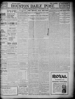 Primary view of object titled 'The Houston Daily Post (Houston, Tex.), Vol. TWELFTH YEAR, No. 262, Ed. 1, Tuesday, December 22, 1896'.