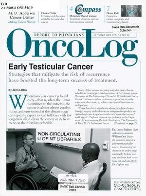 OncoLog, Volume 54, Number 10, October 2009