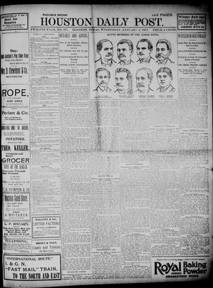 The Houston Daily Post (Houston, Tex.), Vol. TWELFTH YEAR, No. 277, Ed. 1, Wednesday, January 6, 1897