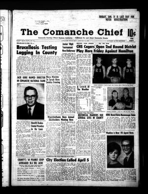 Primary view of object titled 'The Comanche Chief (Comanche, Tex.), Vol. 96, No. 33, Ed. 1 Friday, January 31, 1969'.