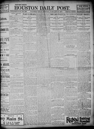 The Houston Daily Post (Houston, Tex.), Vol. TWELFTH YEAR, No. 296, Ed. 1, Monday, January 25, 1897