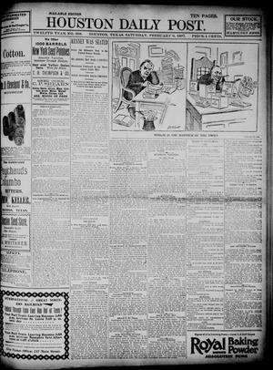 The Houston Daily Post (Houston, Tex.), Vol. TWELFTH YEAR, No. 308, Ed. 1, Saturday, February 6, 1897