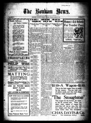 Primary view of object titled 'The Bonham News. (Bonham, Tex.), Vol. 47, No. 15, Ed. 1 Friday, June 14, 1912'.