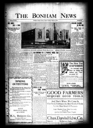 The Bonham News (Bonham, Tex.), Vol. 47, No. 96, Ed. 1 Tuesday, March 25, 1913