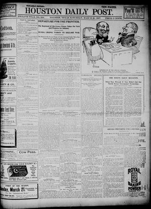 The Houston Daily Post (Houston, Tex.), Vol. TWELFTH YEAR, No. 350, Ed. 1, Saturday, March 20, 1897