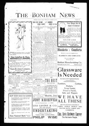 The Bonham News. (Bonham, Tex.), Vol. 47, No. 47, Ed. 1 Friday, October 4, 1912