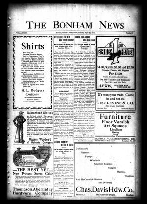 The Bonham News (Bonham, Tex.), Vol. 48, No. 2, Ed. 1 Tuesday, April 29, 1913