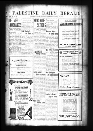 Palestine Daily Herald. (Palestine, Tex), Vol. 10, No. 60, Ed. 1 Saturday, October 21, 1911