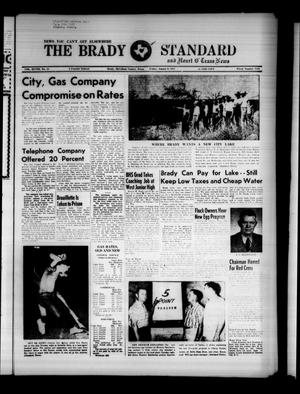 Primary view of object titled 'The Brady Standard and Heart O' Texas News (Brady, Tex.), Vol. 48, No. 43, Ed. 1 Friday, August 9, 1957'.