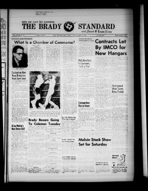 Primary view of object titled 'The Brady Standard and Heart O' Texas News (Brady, Tex.), Vol. 48, No. 18, Ed. 1 Friday, January 25, 1957'.
