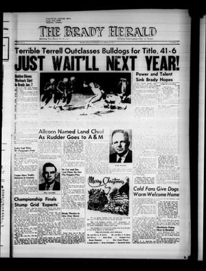 The Brady Herald (Brady, Tex.), Vol. 15, No. 14, Ed. 1 Tuesday, December 24, 1957