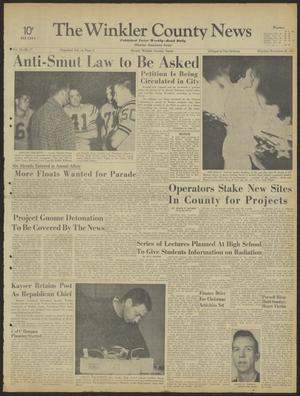 The Winkler County News (Kermit, Tex.), Vol. 25, No. 57, Ed. 1 Monday, November 20, 1961