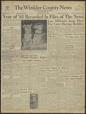 Primary view of object titled 'The Winkler County News (Kermit, Tex.), Vol. 26, No. 68, Ed. 1 Thursday, December 28, 1961'.