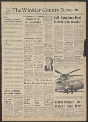 The Winkler County News (Kermit, Tex.), Vol. 32, No. 3, Ed. 1 Thursday, March 28, 1968