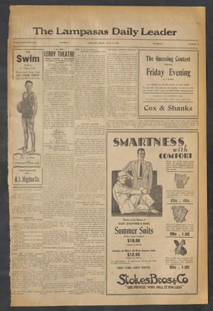 The Lampasas Daily Leader (Lampasas, Tex.), Vol. 27, No. 84, Ed. 1 Thursday, June 12, 1930