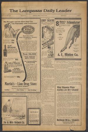 The Lampasas Daily Leader (Lampasas, Tex.), Vol. 27, No. 5, Ed. 1 Wednesday, March 12, 1930