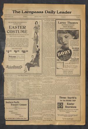 The Lampasas Daily Leader (Lampasas, Tex.), Vol. 28, No. 17, Ed. 1 Thursday, March 26, 1931