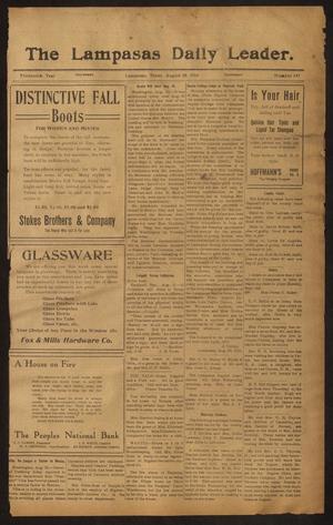 The Lampasas Daily Leader. (Lampasas, Tex.), Vol. 13, No. 147, Ed. 1 Thursday, August 24, 1916
