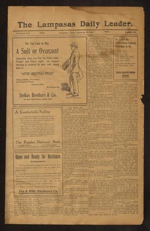 The Lampasas Daily Leader. (Lampasas, Tex.), Vol. 13, No. 254, Ed. 1 Friday, December 29, 1916