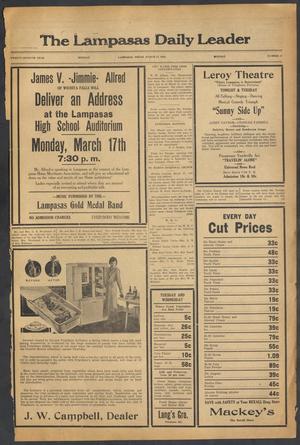The Lampasas Daily Leader (Lampasas, Tex.), Vol. 27, No. 9, Ed. 1 Monday, March 17, 1930