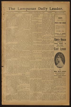 The Lampasas Daily Leader. (Lampasas, Tex.), Vol. 7, No. 2064, Ed. 1 Wednesday, November 2, 1910