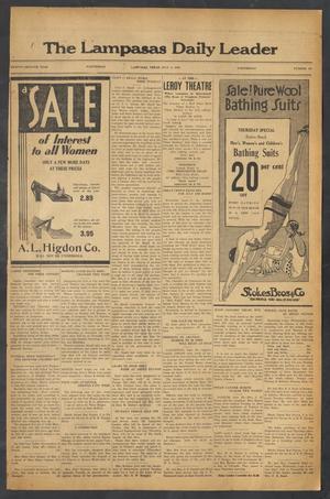 The Lampasas Daily Leader (Lampasas, Tex.), Vol. 27, No. 101, Ed. 1 Wednesday, July 2, 1930